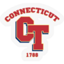 Connecticut Inscription And Founded 1788 Sticker
