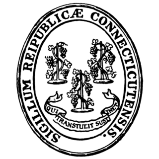 Connecticut (sigillum Reipublicae Connecticutensis) Sticker