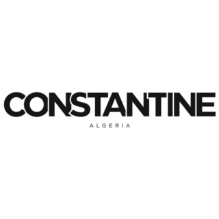 Constantine Algeria Emblem Lettering Sticker