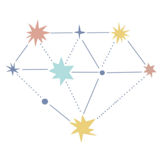 Constellation Starry Diamond Sticker