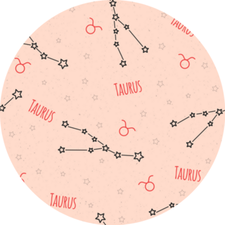 Constellation Taurus Zodiac Sign Pattern Sticker