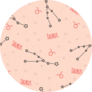 Constellation Taurus Zodiac Sign Pattern Sticker