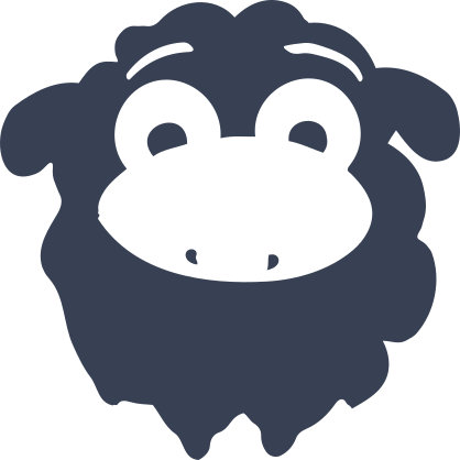 Content Sheep Lamb Sticker