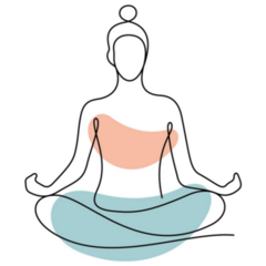 Continuous Line Yoga Sticker