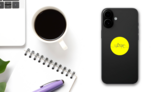 Continuous One Single Line Drawing Icon Of Grasshopper Sticker on a Phone (New) example