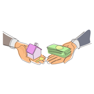 Continuous Real Estate Buying Sticker