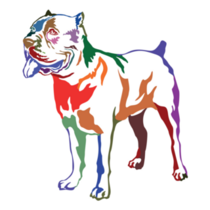 Contour Cane Corso Sticker
