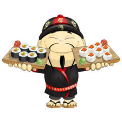 Cook Of Sushi Sticker