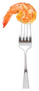 Cooked Shrimp On Fork Sticker