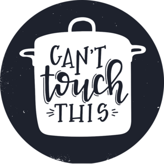 Cooking Pot Cant Touch This Sticker