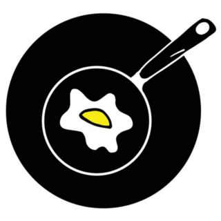 Cooking Sunny Side Egg Pan Illustration Sticker
