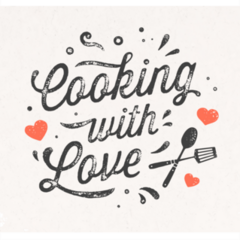 Cooking With Love Sticker