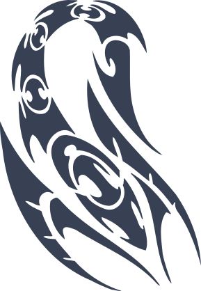 Cool Abstract Scorpion Sticker