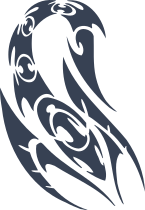 Cool Abstract Scorpion Sticker