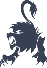 Cool Angry Lion Sticker