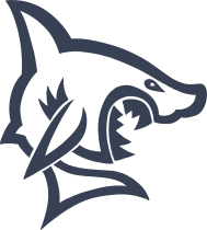 Cool Angry Shark Sticker