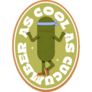 Cool As A Cucumber Pickle Sticker