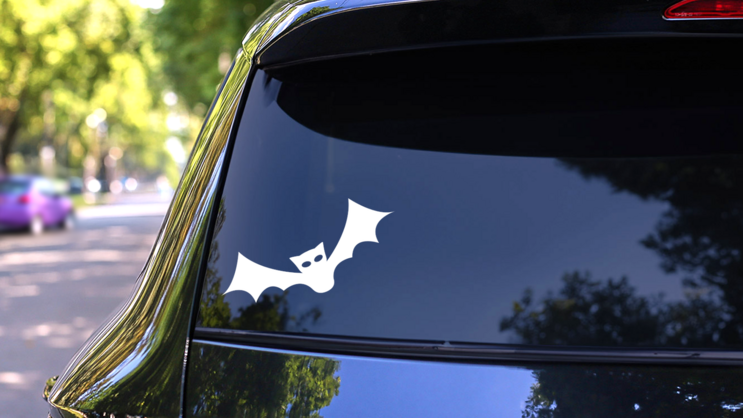 Cool Bat Sticker on a Rear Car Window (New) example