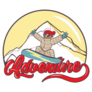 Cool Bear Snowboarding Mountains Adventure Sticker