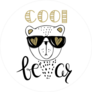 Cool Bear With Sunglasses Sticker