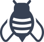 Cool Bee Sticker