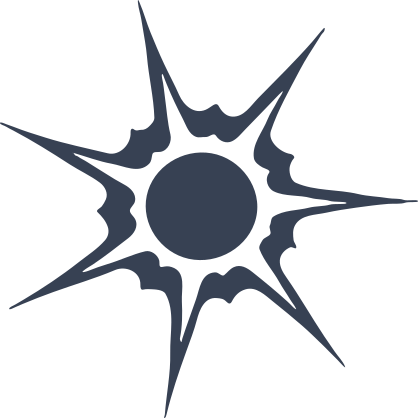 Cool Blazing Sun Sticker