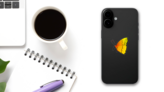 Cool Butterfly Profile Sticker on a Phone (New) example