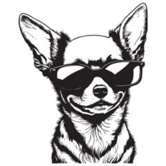 Cool Chihuahua Sticker
