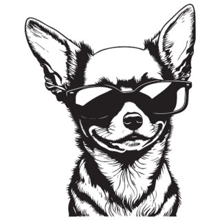 Cool Chihuahua Sticker