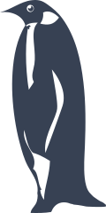Cool Detailed Penguin Sticker