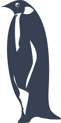 Cool Detailed Penguin Sticker