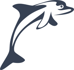 Cool Dolphin Sticker