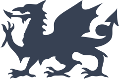 Cool Dragon With Pointy Tongue And Tail Sticker