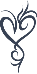 Cool Entangled Heart Sticker