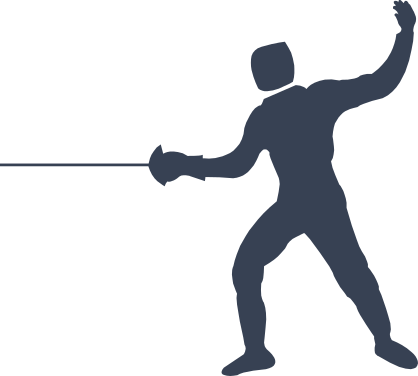 Cool Fencing Sticker