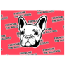 Cool Frenchie The Bulldog Red Sticker