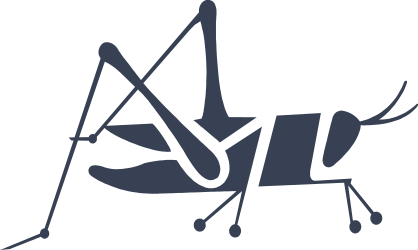 Cool Grasshopper Sticker