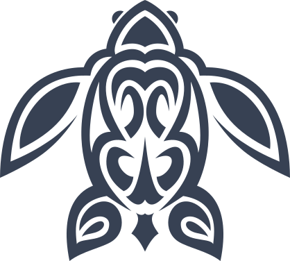 Cool Hawaiian Tribal Turtle Sticker