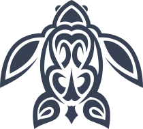 Cool Hawaiian Tribal Turtle Sticker