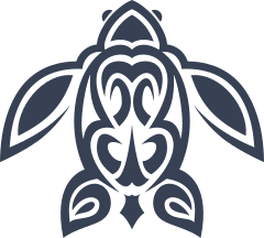 Cool Hawaiian Tribal Turtle Sticker