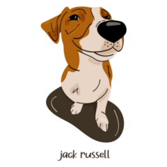 Cool Jack Russell Sticker