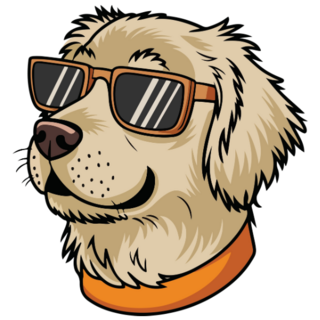 Cool Kid Golden Sticker