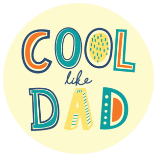 Cool Like Dad Fathers Day Sticker