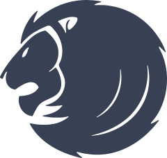 Cool Lion Face Sticker