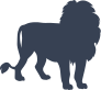 Cool Lion Silhouette Sticker