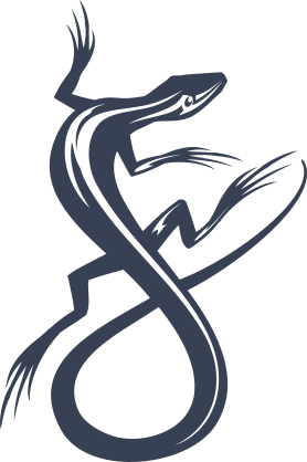 Cool Lizard Gecko With Long Toes Sticker