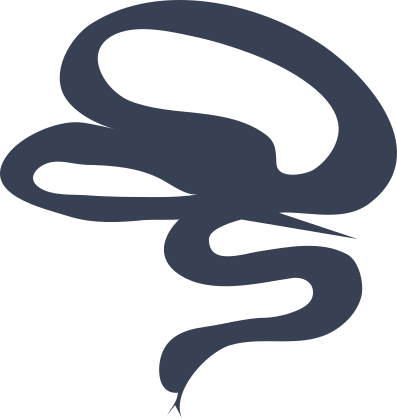 Cool Long Snake Sticker