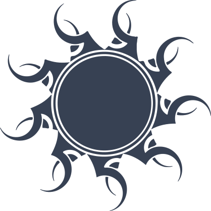 Cool Looking Sun Sticker