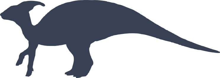Cool Parasaurolophus Dinosaur Sticker