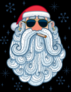 Cool Santa Claus Sticker